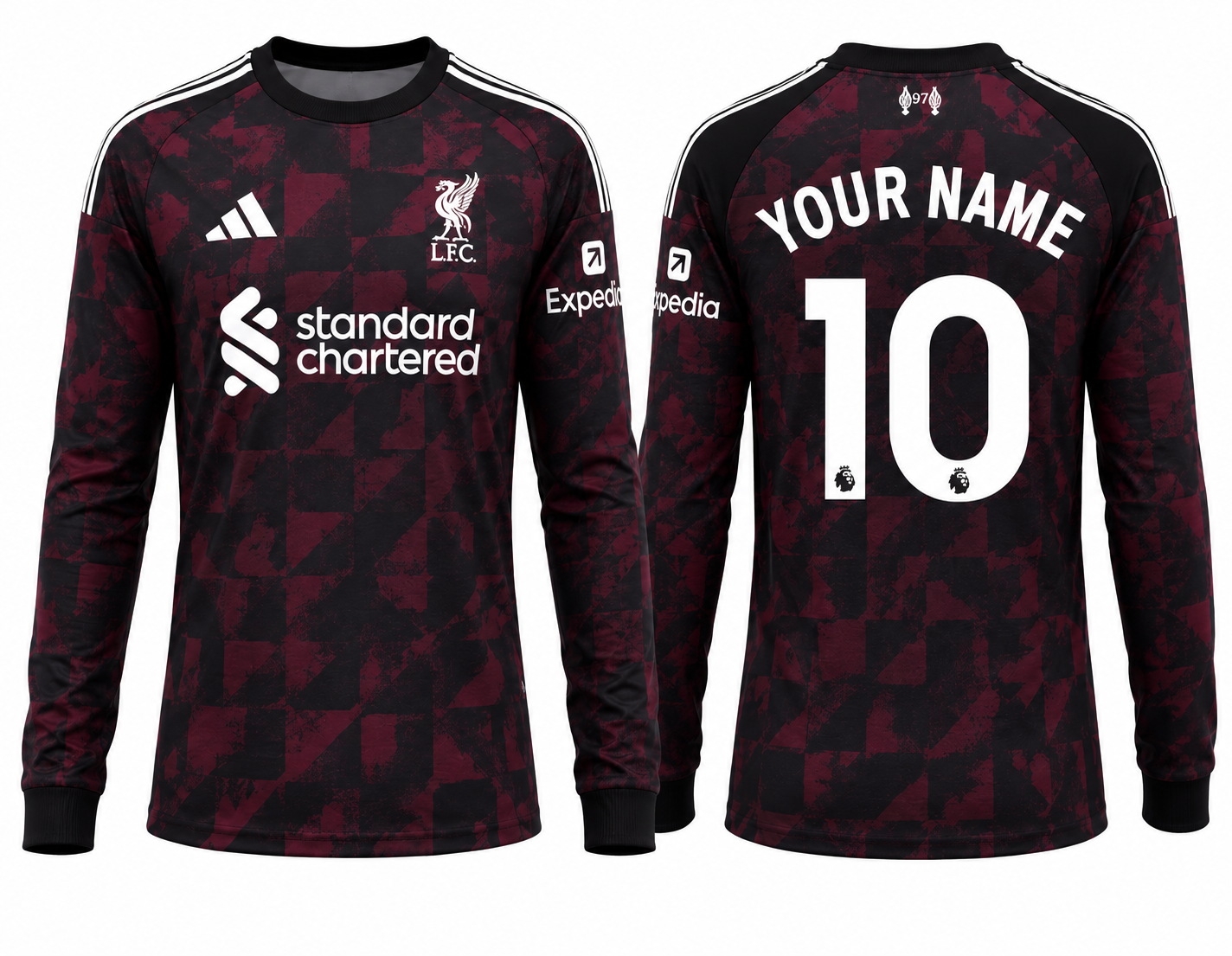 JerseyJunction Liverpool 26-27 full sleeves Third Kit print your name number
