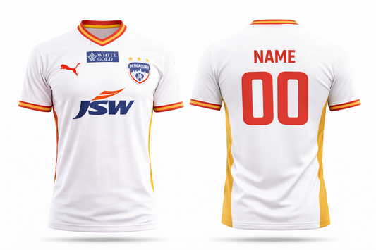 JerseyJuntion Customized Bangalore fc jersey print your name number away kit