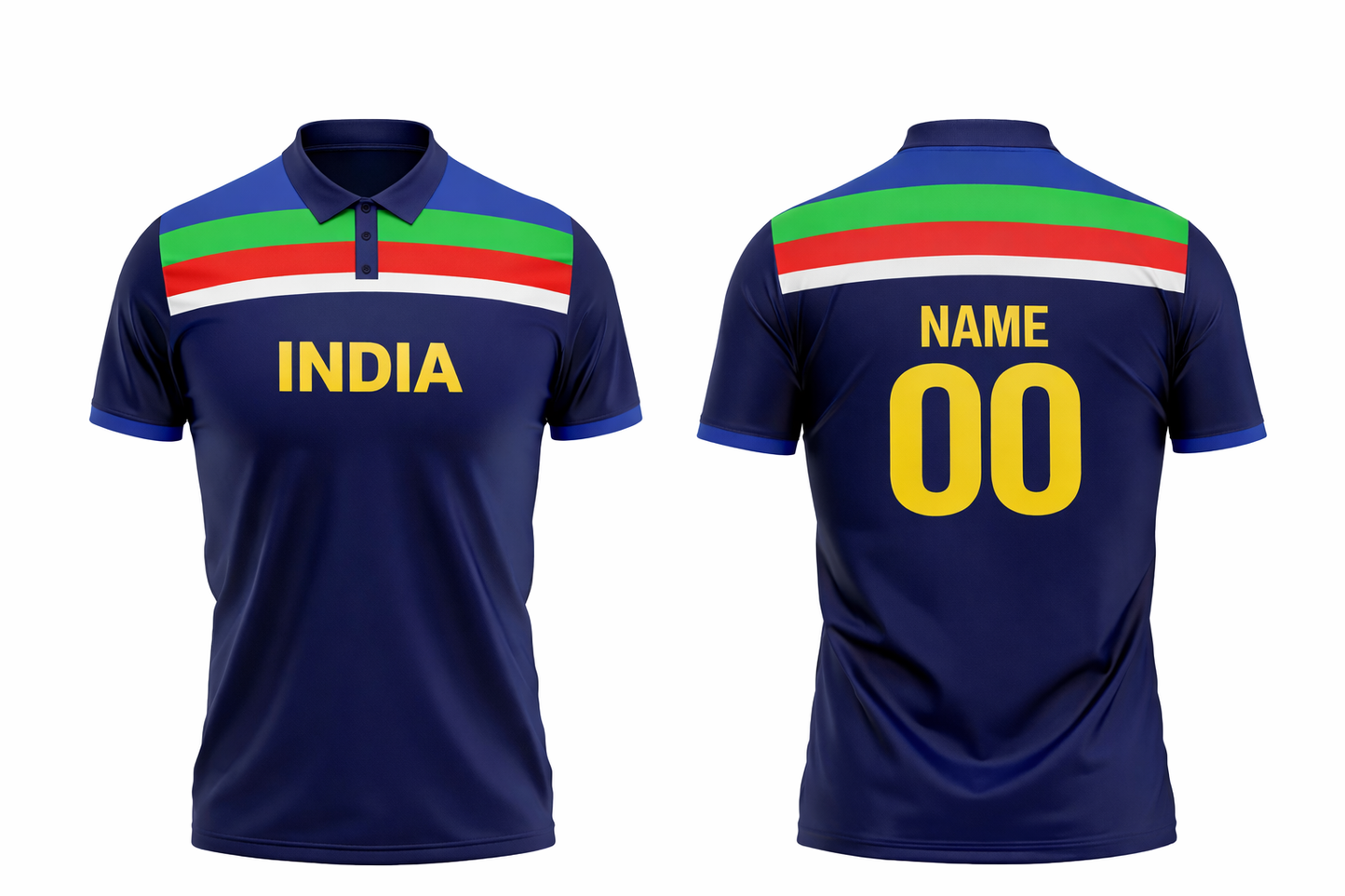 JerseyJunction Customized Replica India World Cup Cricket Fan Jersey