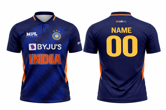 JerseyJunction Customized India World Cup 2021 Cricket Jersey