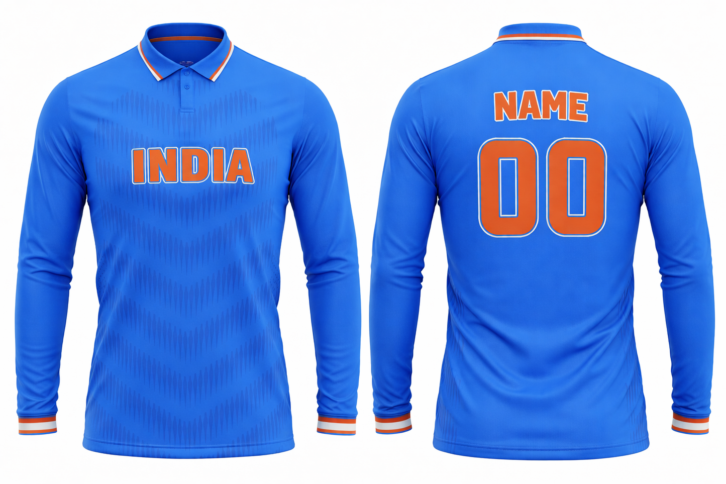 JerseyJunction Customized India World Cup 2015 full sleeve Sports Jersey