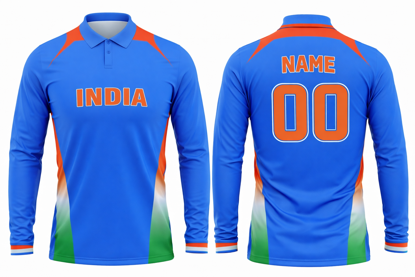 JerseyJunction Customized India full sleeve World Cup 2011 Cricket Jersey