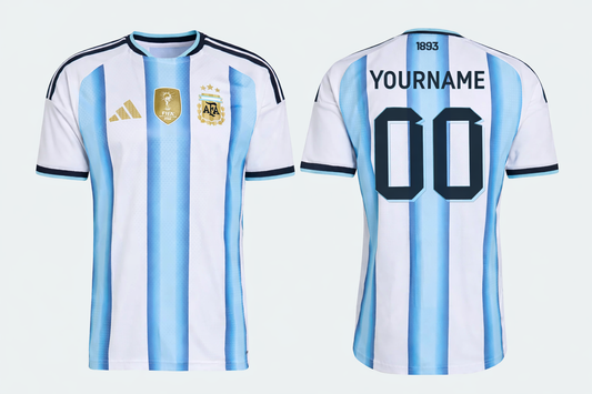 JerseyJuntion Customized Replica Argentina 2026 Home Jersey