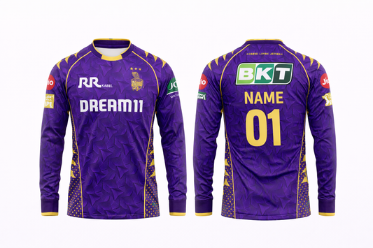 JerseyJunction Customized Replica Kkr round neck full sleeve jersey