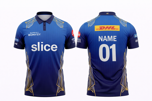 JerseyJunction Customized Mumbai Cricket Fan Jersey 2022