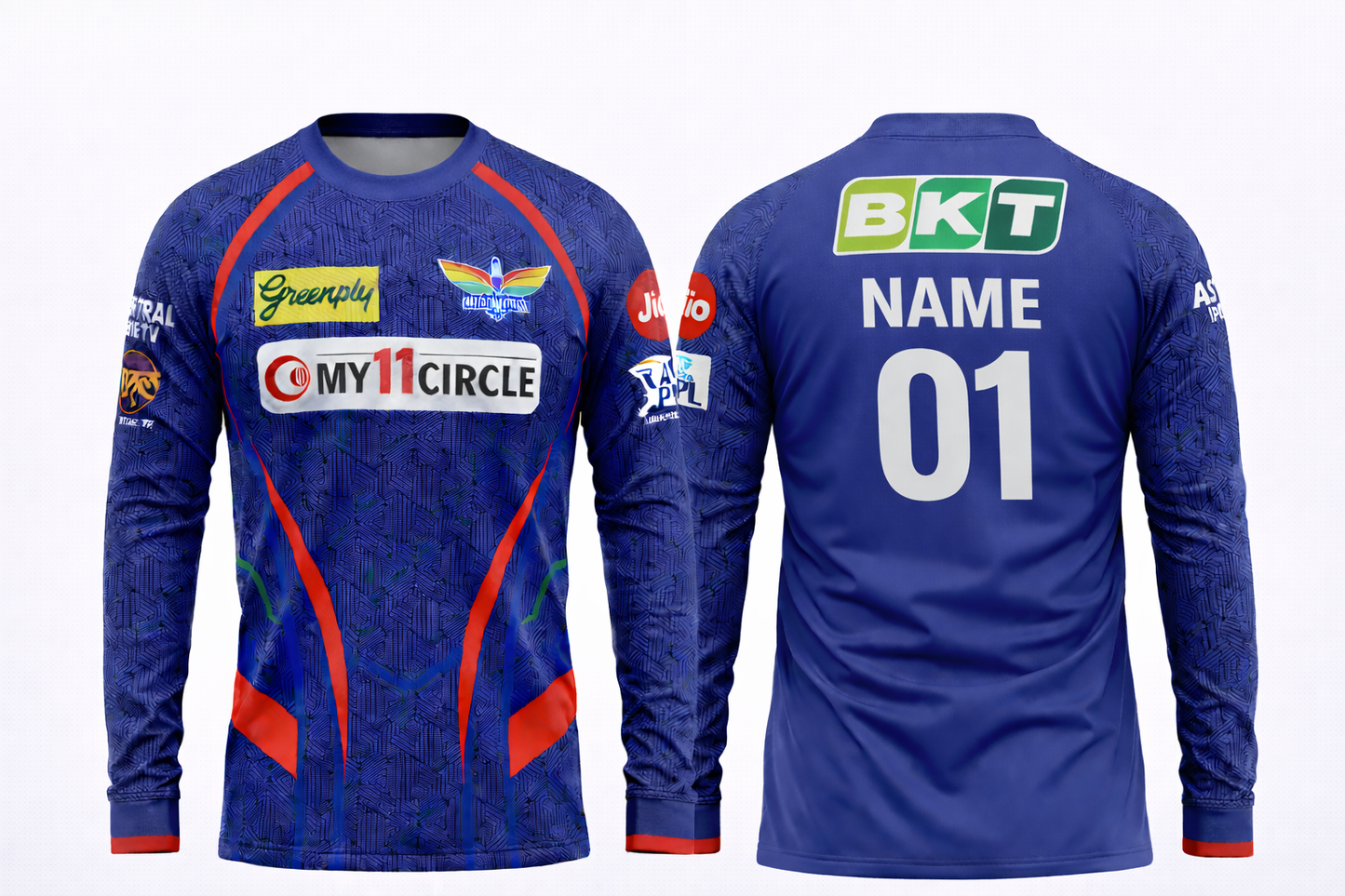 JerseyJunction Customized Replica Lucknow IPL Jersey 2025
