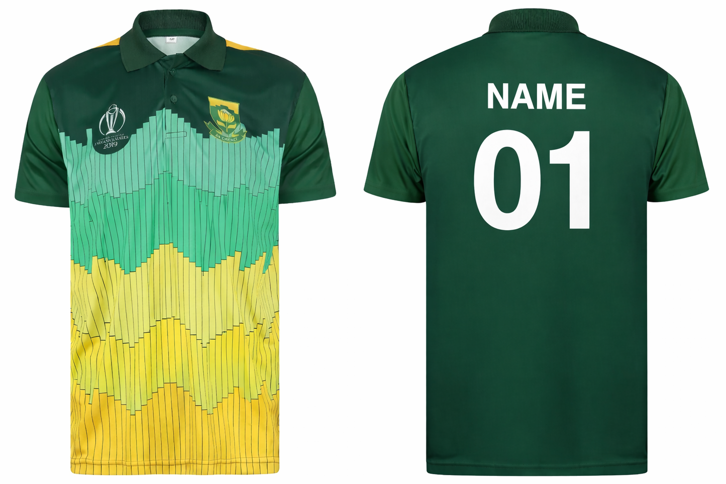 JerseyJunction Customized Replica South Africa 2019 World Cup Jersey