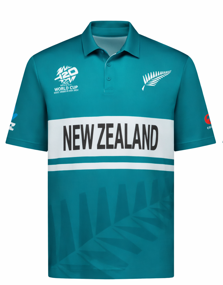 JerseyJunction Customized Replica New Zealand World Cup 2024 design Half Sleeves Jersey