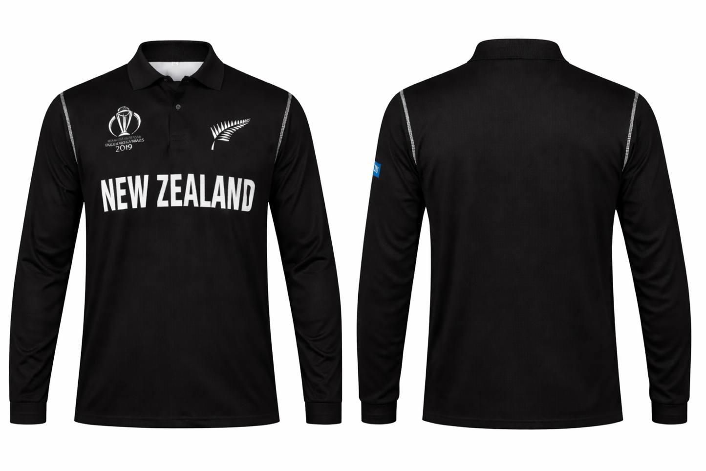 JerseyJuntion Customized Replica New Zealand World Cup 2019 full Sleeves Jersey