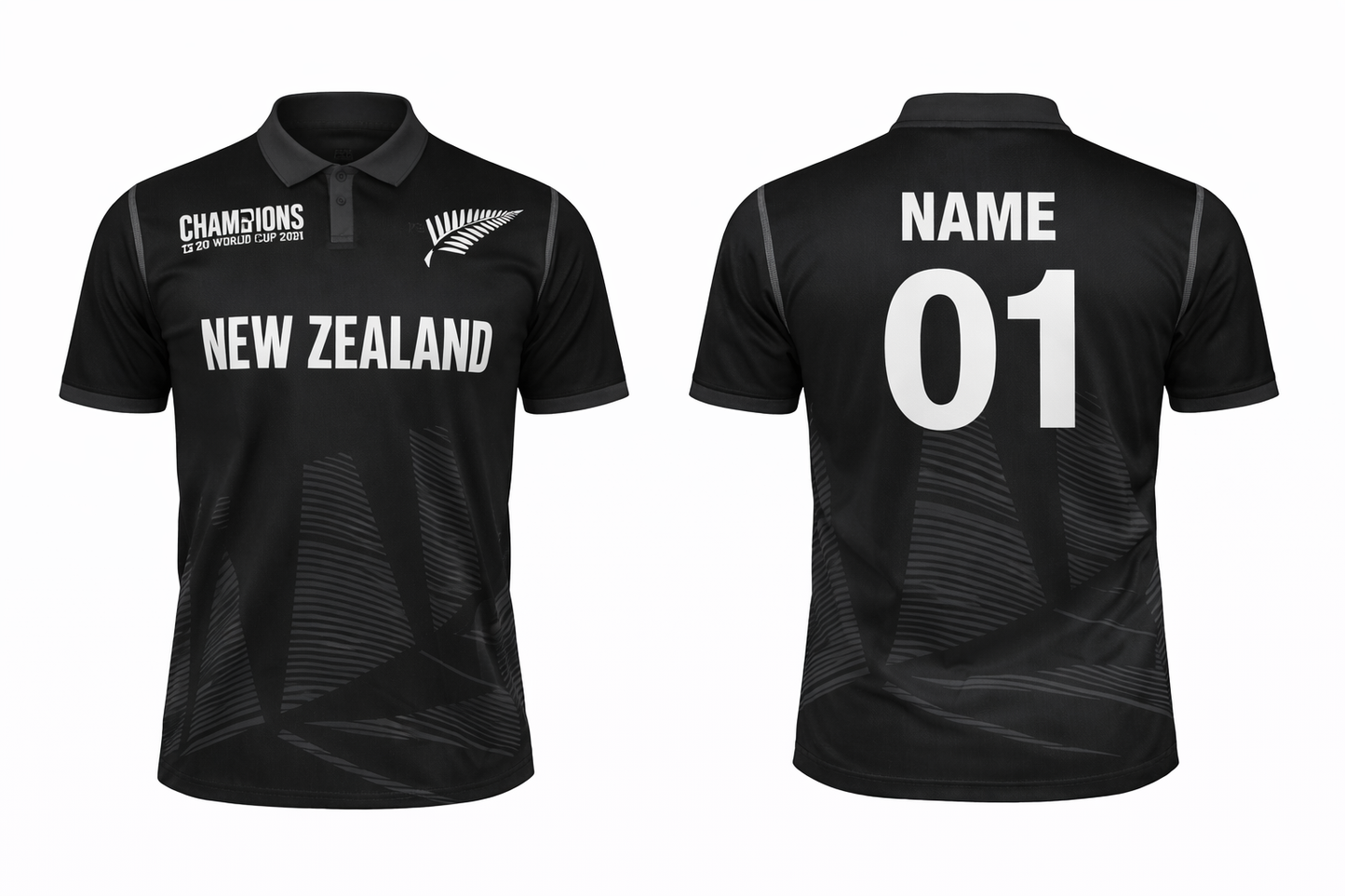 JerseyJunction Customized Replica New Zealand Champions Trophy Jersey 2025