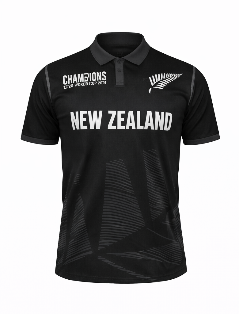 JerseyJunction Customized Replica New Zealand Champions Trophy Jersey 2025