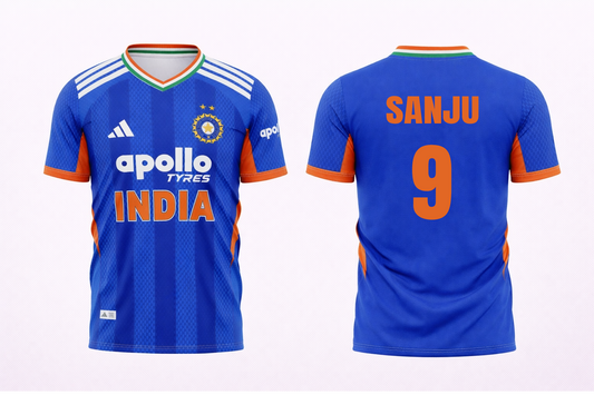 JerseyJunction Customized Replica Sanju Samson India T20 2026 Cricket Jersey