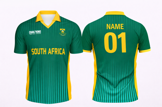 JerseyJunction Customized Replica South Africa Champions Trophy Jersey 2025