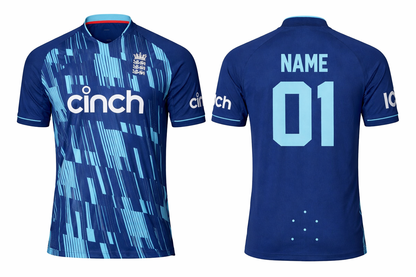 JerseyJunction Customized Replica England 2022 T20 World Cup Fan Jersey