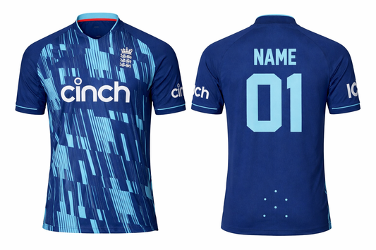 JerseyJunction Customized Replica England 2022 T20 World Cup Fan Jersey