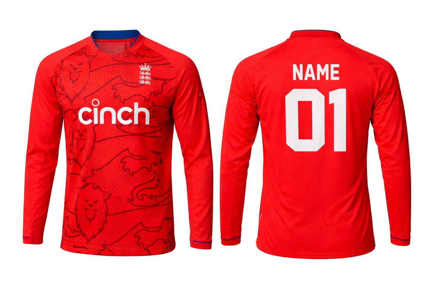 JerseyJunction Customized Replica England 2022 World Cup Full Sleeves Cricket Jersey