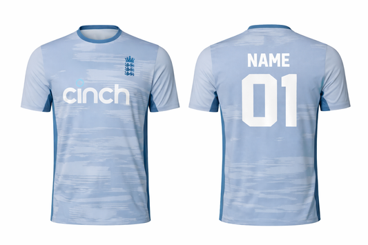 JerseyJunction Customized England Training Half Sleeves Cricket Jersey