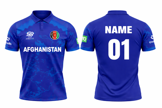 JerseyJunction Customized Replica Afghanistan World Cup 2024 Half Sleeves Fan Jersey