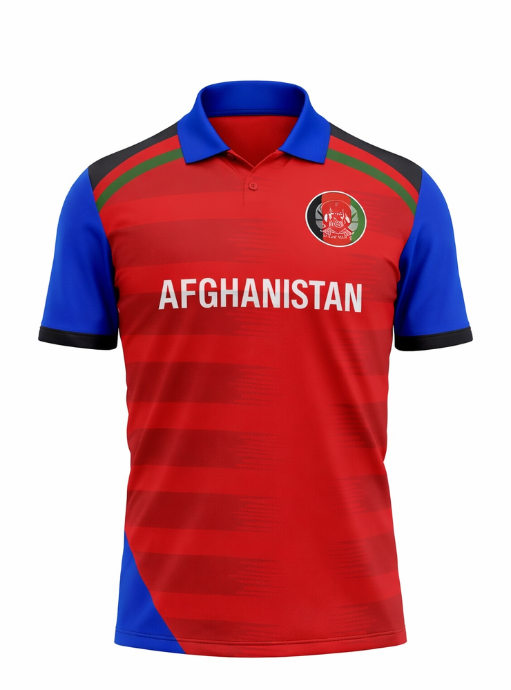 JerseyJunction Customized Replica Afghanistan 2022 World Cup Half Sleeves Fan Jersey