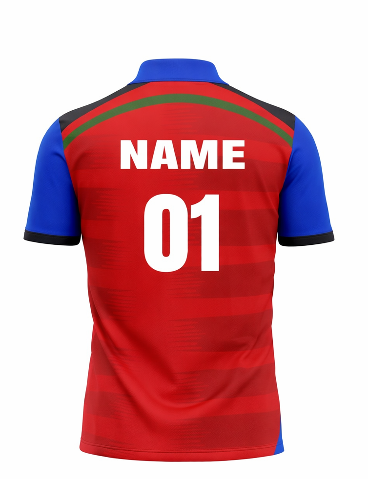 JerseyJunction Customized Replica Afghanistan 2022 World Cup Half Sleeves Fan Jersey