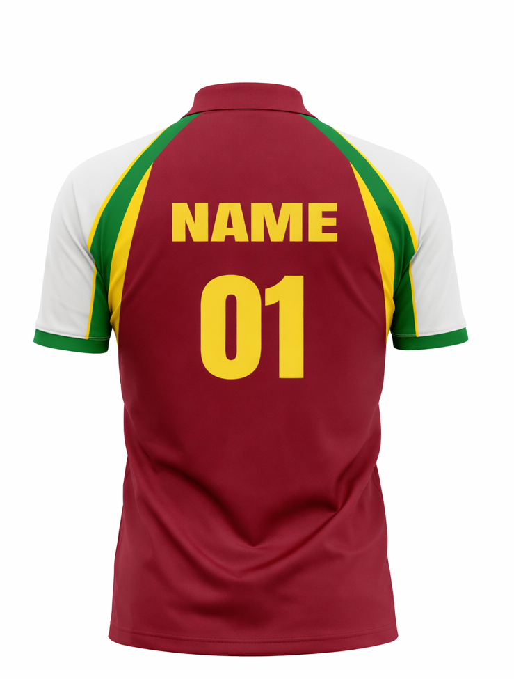JerseyJunction Customized Replica West Indies World Cup 2007 Half Sleeves Cricket Jersey