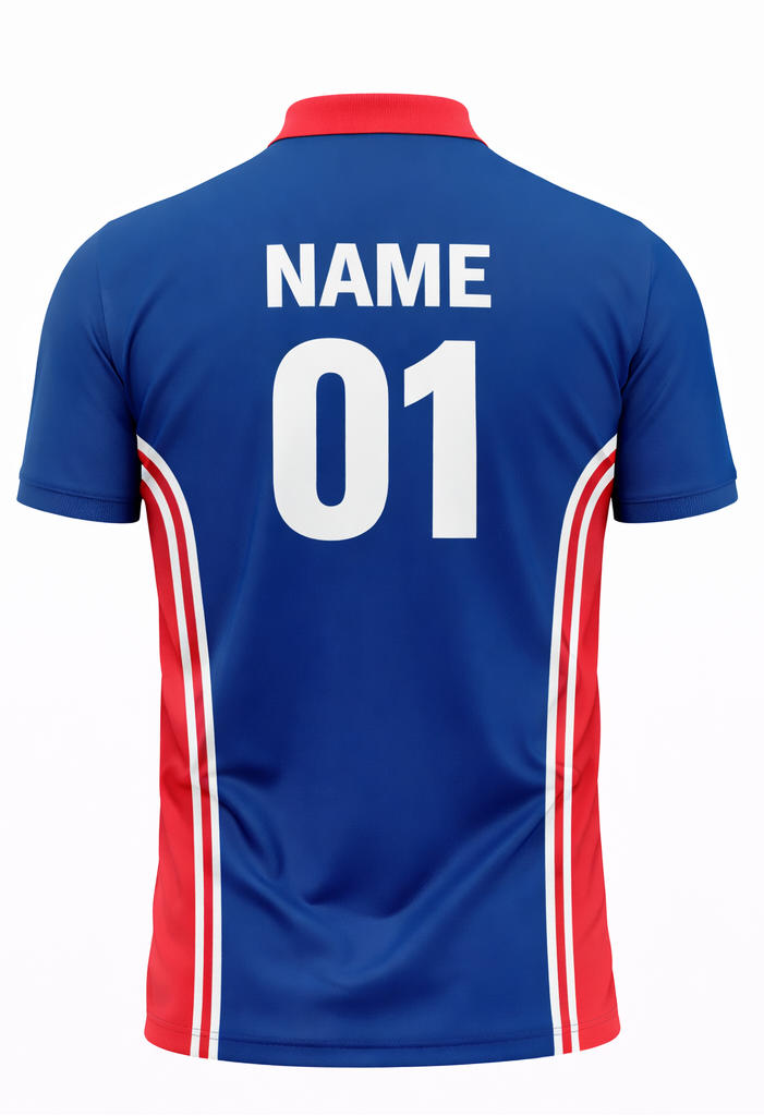 JerseyJunction England Blue ODI World Cup 2003 Half Sleeves Cricket Fan Jersey