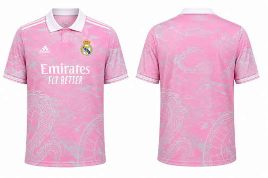 JerseyJunction Real Madrid Pink Dragon Edition 23-24