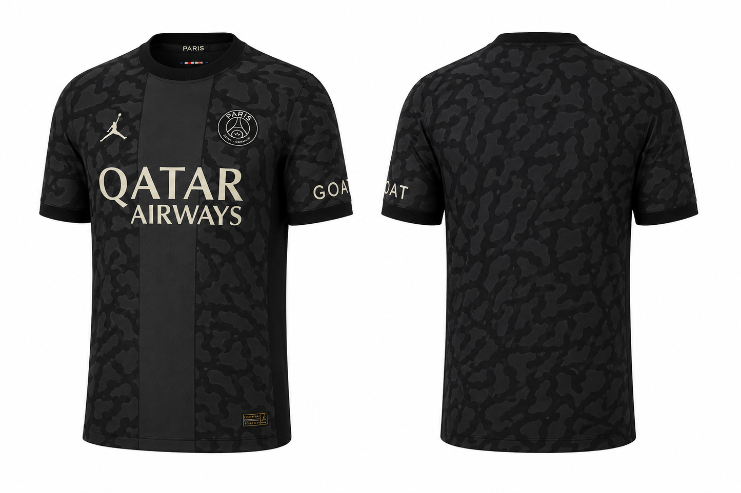 JerseyJunction PSG Third Jordan Kit 2023-24