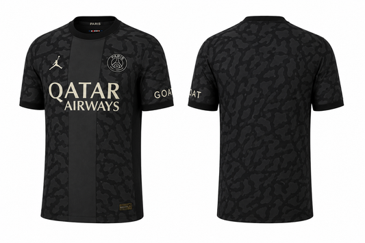 JerseyJunction PSG Third Jordan Kit 2023-24