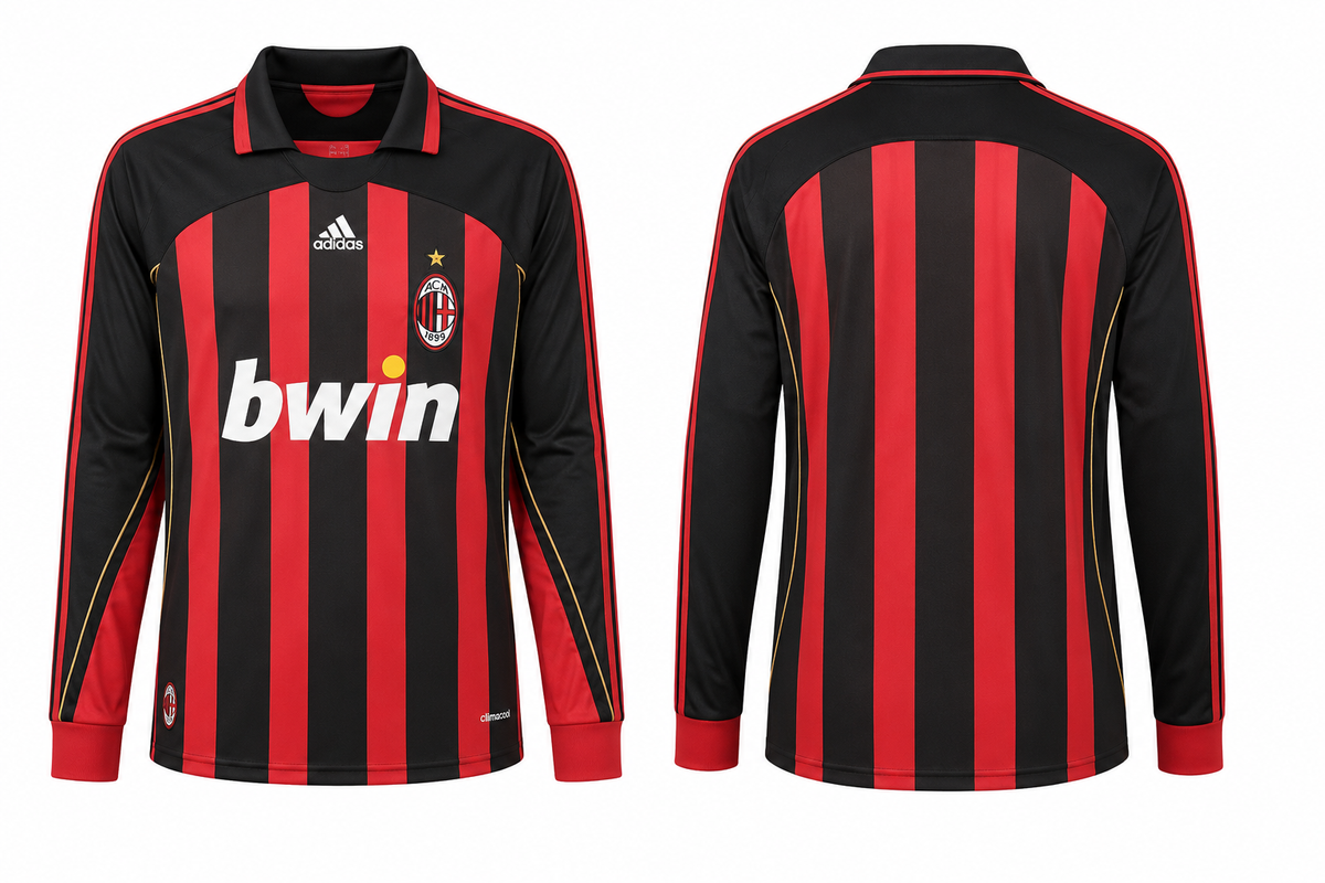 JerseyJunction AC Milan Home 2006 07 Retro Full Sleeve Jersey