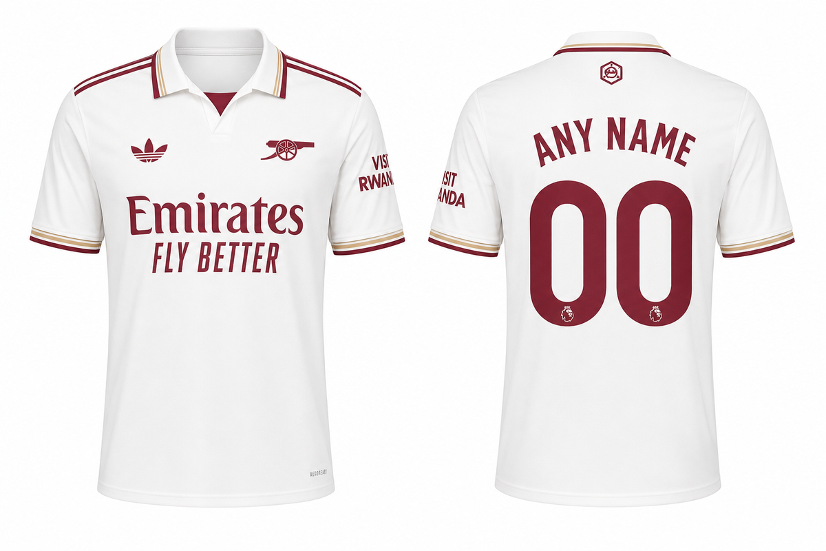 JerseyJunction Arsenal Third Kit 2025-26