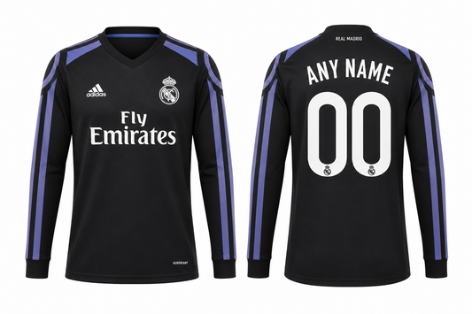 JerseyJunction Real Madrid Third 2016/17 Retro Jersey Full Sleeve