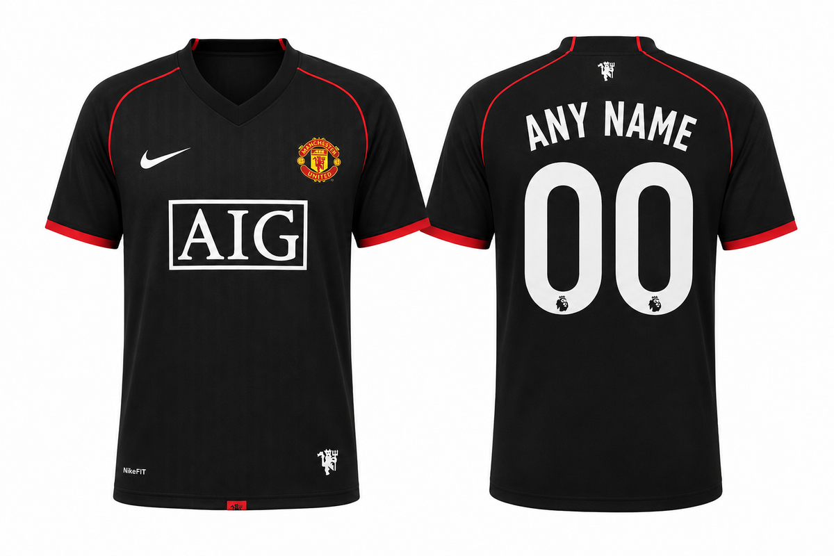 JerseyJunction Manchester United Third 2007-08 Retro Jersey