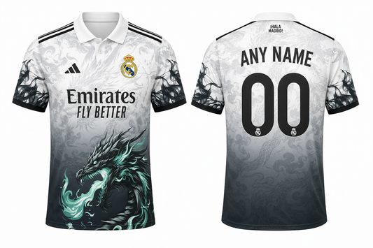 JerseyJunction Real Madrid Ice Cold Dragon Special Edition Jersey 2025-26