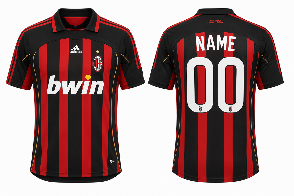 JerseyJunction AC Milan Home 2006 07 Retro Jersey
