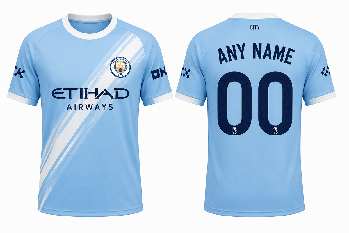 JerseyJunction Manchester City Home Kit 2025-26