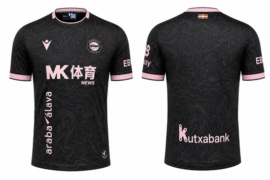 JerseyJunction Macron Alavés 26-27 Away Kit print your name number