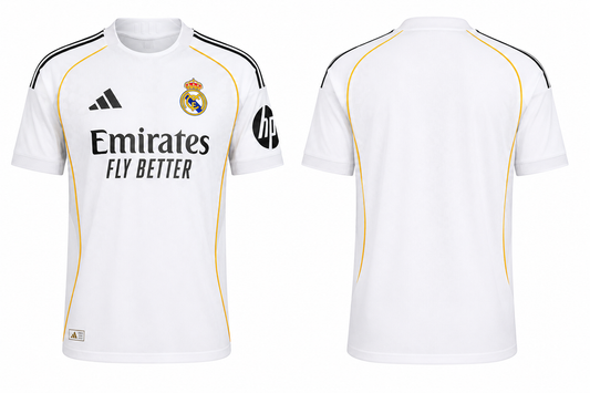JerseyJunction  Real Madrid 2025-26 Home Kit