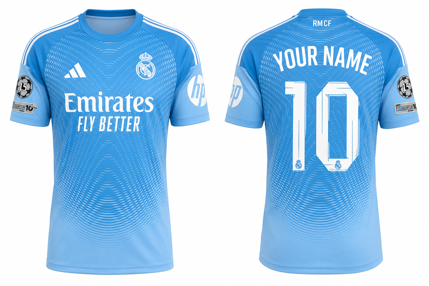 Jerseyjunction Real Madrid 2025/26 Home Goalkeeper Jersey