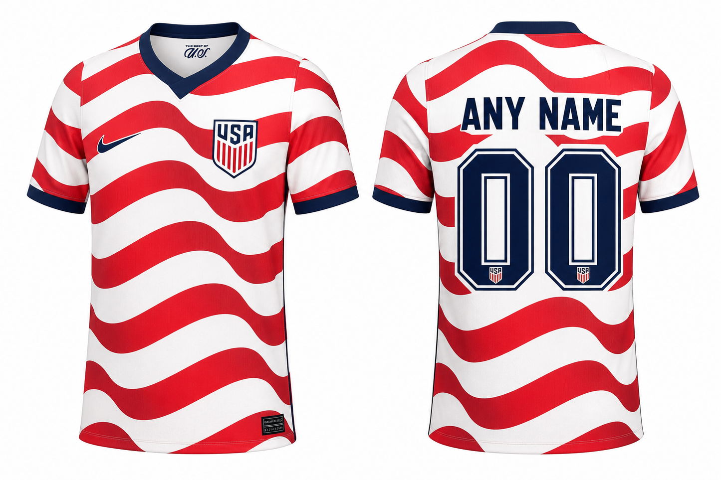Jerseyjunction USA 2026 World Cup Home Kit| custom name number