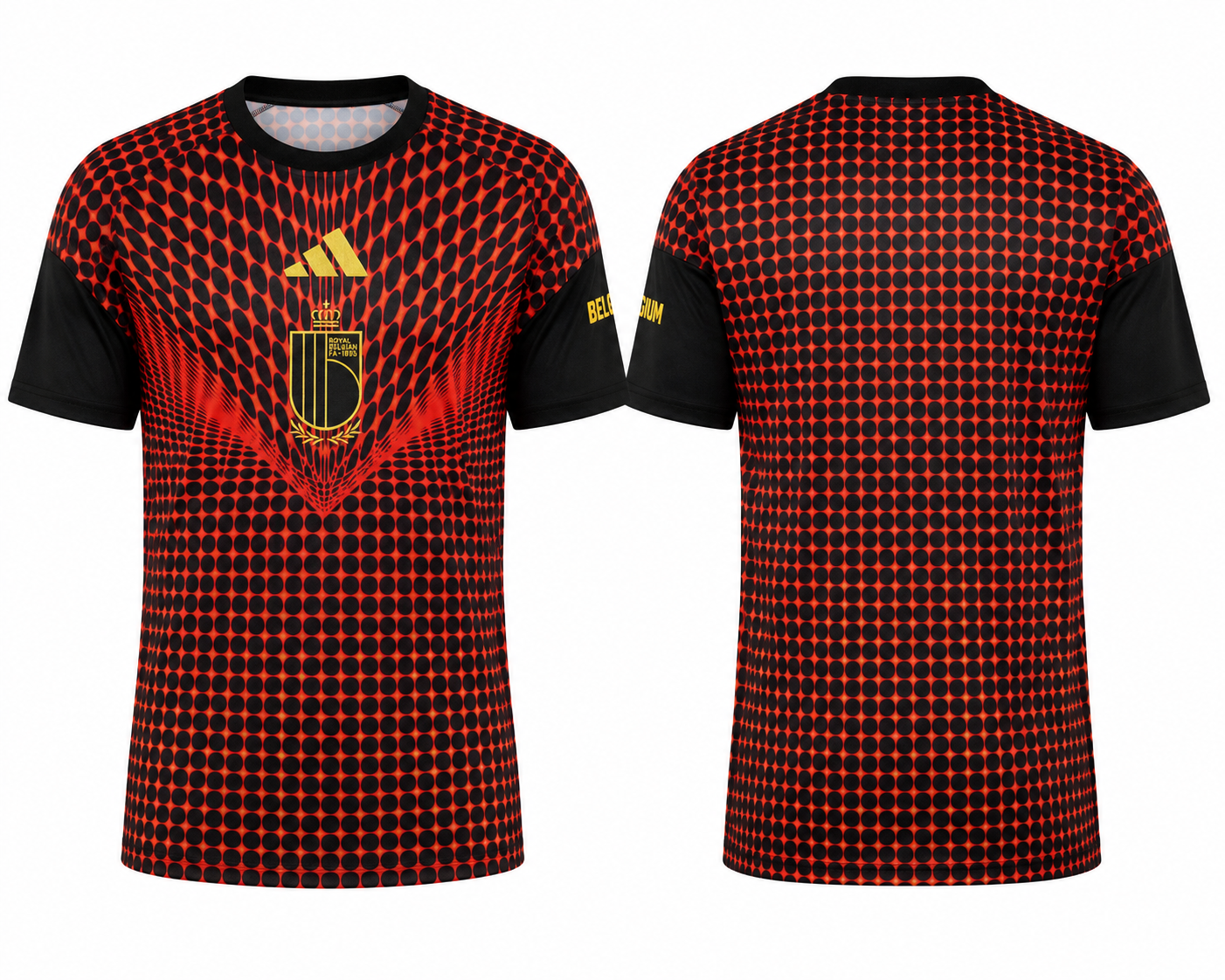 JerseyJuntion Customized Belgium 2026 Pre-Match Home – Men’s Fan