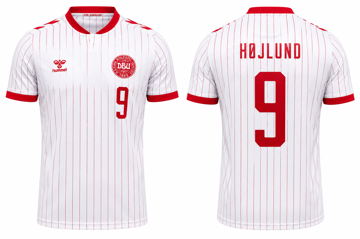 Denmark Away Shirt 2026/27 HØJLUND 9