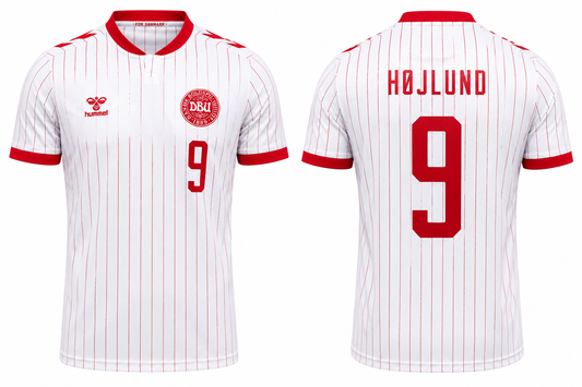 Denmark Away Shirt 2026/27 HØJLUND 9