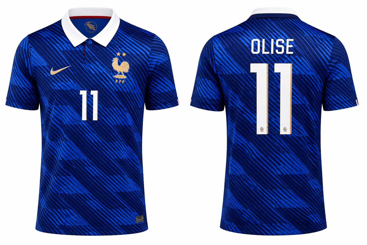 France Home Shirt World Cup 2026 OLISE 11