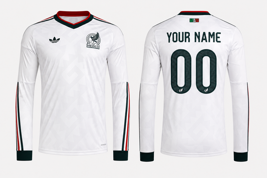 Jersey Junction  Mexico Away 2026 Long Sleeve Stadium Jersey customized