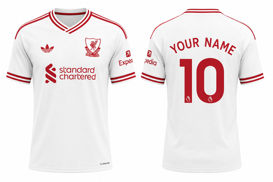 Jersey Junction Liverpool 26-27 Away Kit print your name number