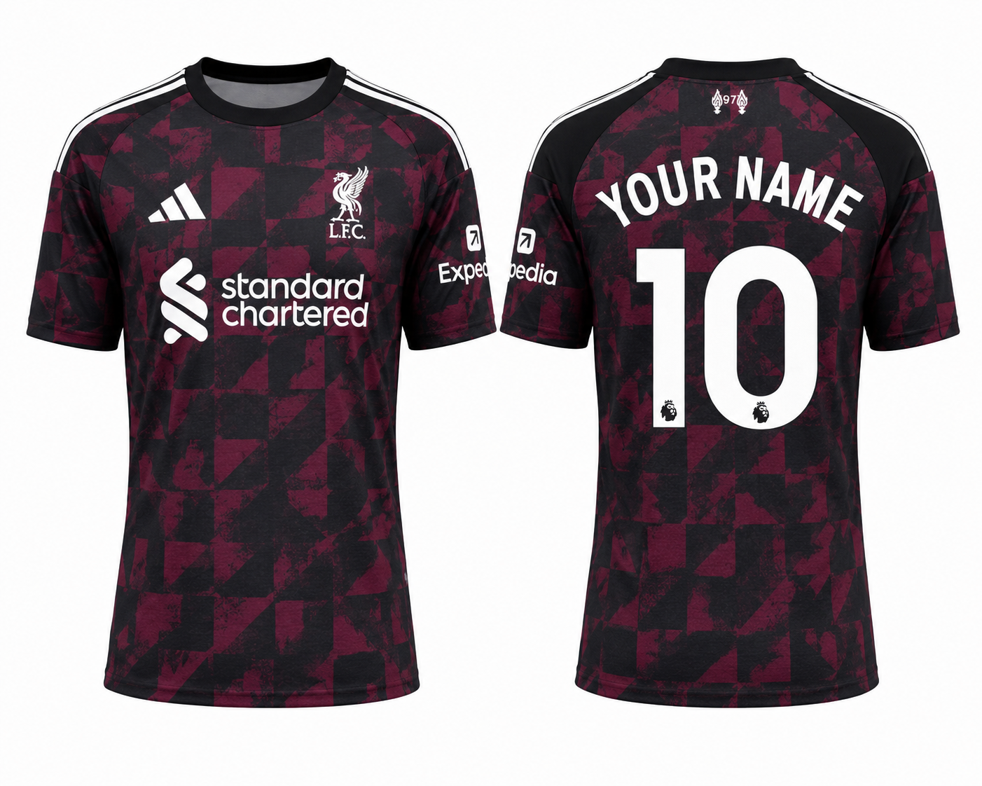 Jersey Junction Liverpool 26-27 Third Kit print your name number