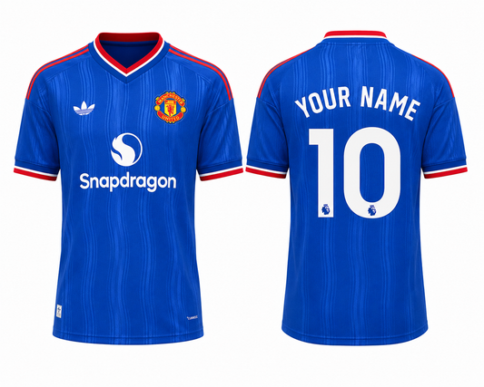 Jersey Junction  Manchester United 26-27 Away Kit  print your name number