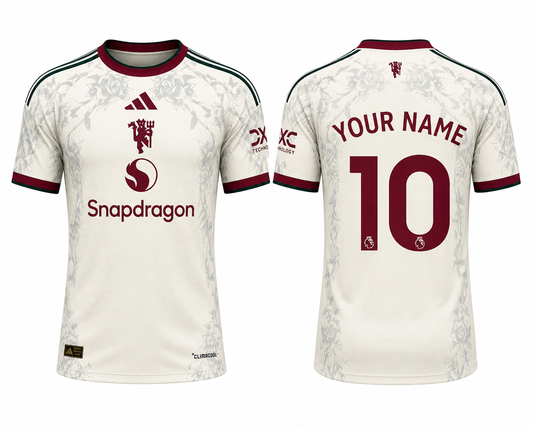 Jersey Junction Manchester United 26-27 Third Kit print your name number