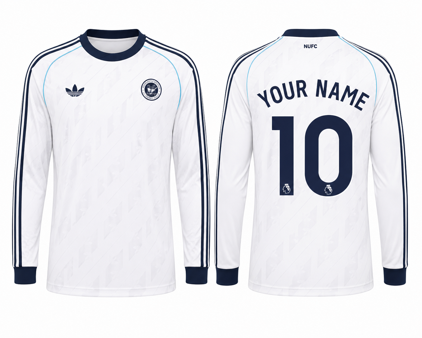 Jersey Junction  Newcastle United 2026-27 Away Kit  full sleeves  print your name number